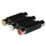 Cablestogo Stereo Audio/Video Coupler Female to Female (80473)